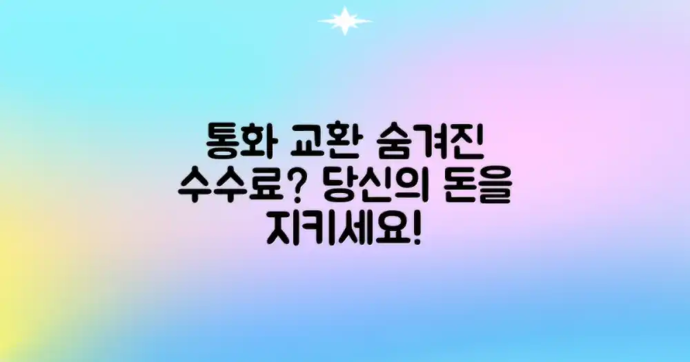 통화 교환 시 숨겨진 수수료, 알고 계신가요?