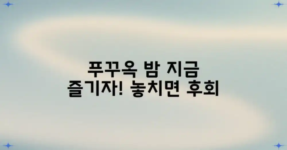 푸꾸옥 밤, 지금 즐기세요!